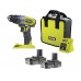ONE + /Ударная дрель-шуруповерт RYOBI R18PD2-220S