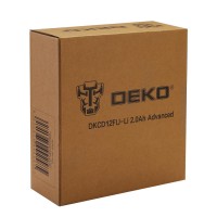 Дрель-шуруповерт аккумуляторная DEKO DKCD12FU-Li Advanced