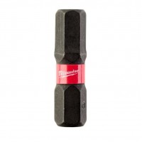 Бита ударная MILWAUKEE SHOCKWAVE Hex6 25 мм (2 шт.)