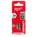 Бита ударная MILWAUKEE SHOCKWAVE TX27 25 мм (2 шт.) Бита ударная MILWAUKEE SHOCKWAVE TX27 25 мм (2 шт.)