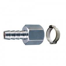 Переходник FUBAG 1/4 "F -> елочка 6 мм с обжимным кольцом Переходник FUBAG 1/4 "F -> елочка 6 мм с обжимным кольцом