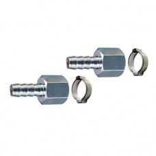 Переходник FUBAG 1/4 " F -> елочка 6 мм с обжимным кольцом (2 шт.)