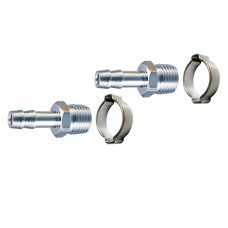 Переходник FUBAG 1/4 " M -> елочка 8 мм с обжимным кольцом (2 шт.)