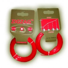 Триммерная леска ZIGZAG PROFITRIM 1,6 мм, 10 м, красная, квадрат