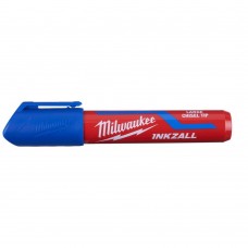 Маркер MILWAUKEE синий L с долотообразным пером [48223257]