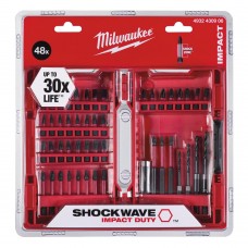 Набор ударных бит и сверел MILWAUKEE SHOCKWAVE (48 шт.)