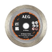 Круг алмазный D 76x10х1 мм AAKMMTC01 AEG