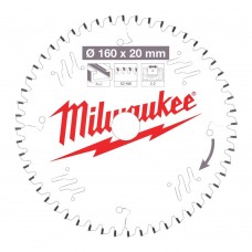 Диск пильный по дереву D 160x20x2,2 мм 42Z MILWAUKEE для циркулярной пилы