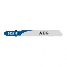 Пилка для лобзика (по металлу) AEG T118B 55x2,0 мм (5 шт.)