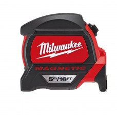 Рулетка магнитная Milwaukee PREMIUM 5м/16ft x 27мм [48227216]