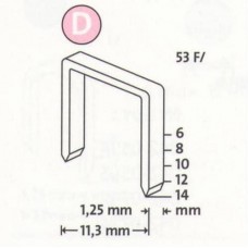 Скобы NOVUS 53F/12 (600 шт.)