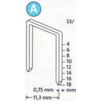Скобы NOVUS 53/10S (5000 шт.)