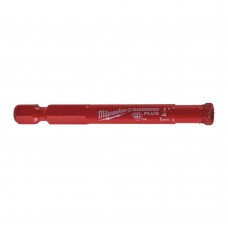Алмазная коронка для керамогранита MILWAUKEE DIAMOND PLUS 6 мм